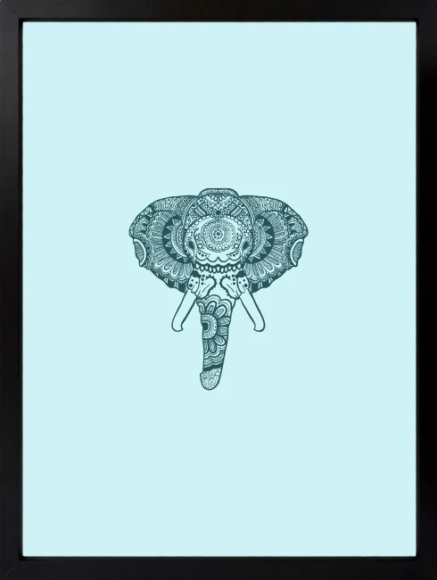 Fil İllüstrasyonu Duvar Tablosu 1. Fotoğraf