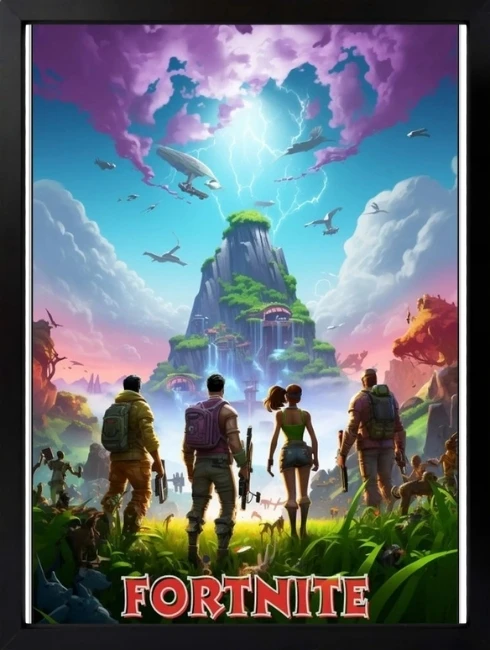 Fortnite Ekip Duvar Tablosu 1. Fotoğraf