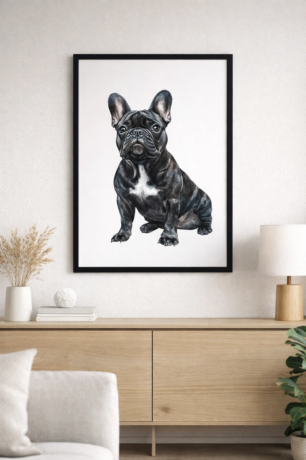 Fransız Bulldog Duvar Tablosu