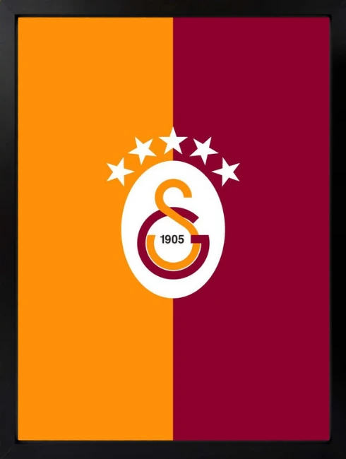 Galatasaray Sarı Kırmızı Duvar Tablosu 1. Fotoğraf
