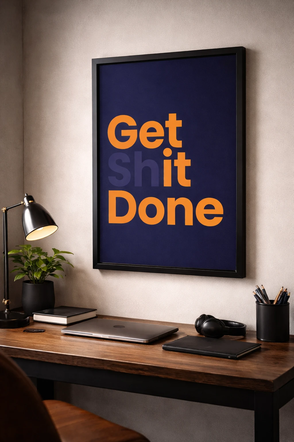 Get (Sh)it Done Duvar Tablosu 2. Fotoğraf