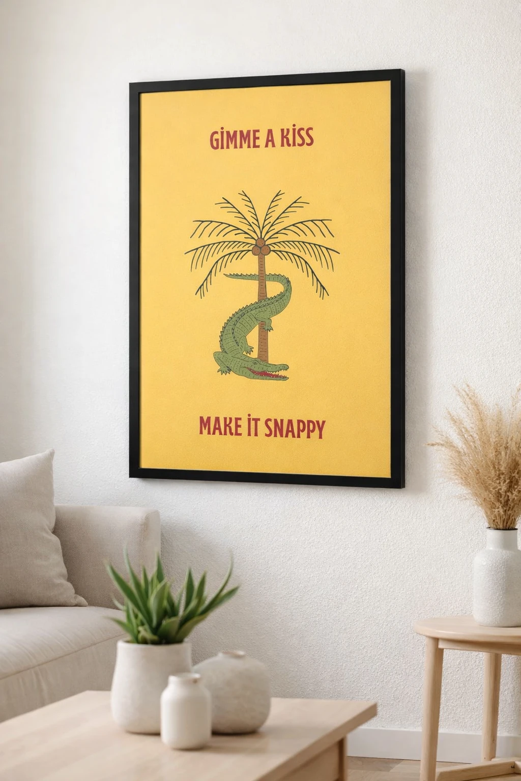 Gimme A Kiss Duvar Tablosu 2. Fotoğraf