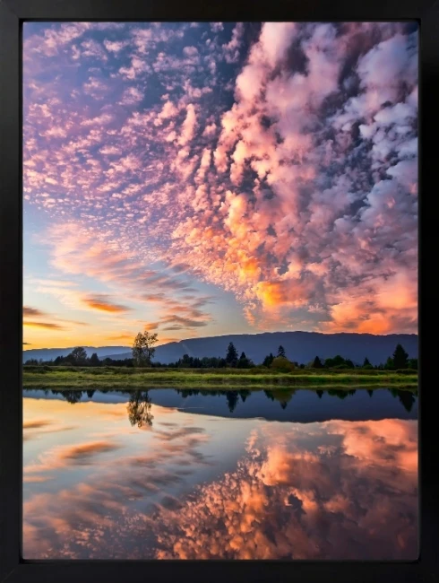 Göl Manzarası Duvar Tablosu 1. Fotoğraf