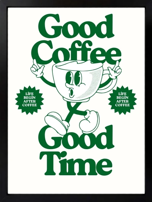 Good Coffee Duvar Tablosu 1. Fotoğraf