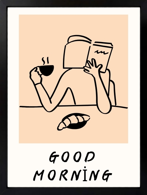 Good Morning Duvar Tablosu 1. Fotoğraf