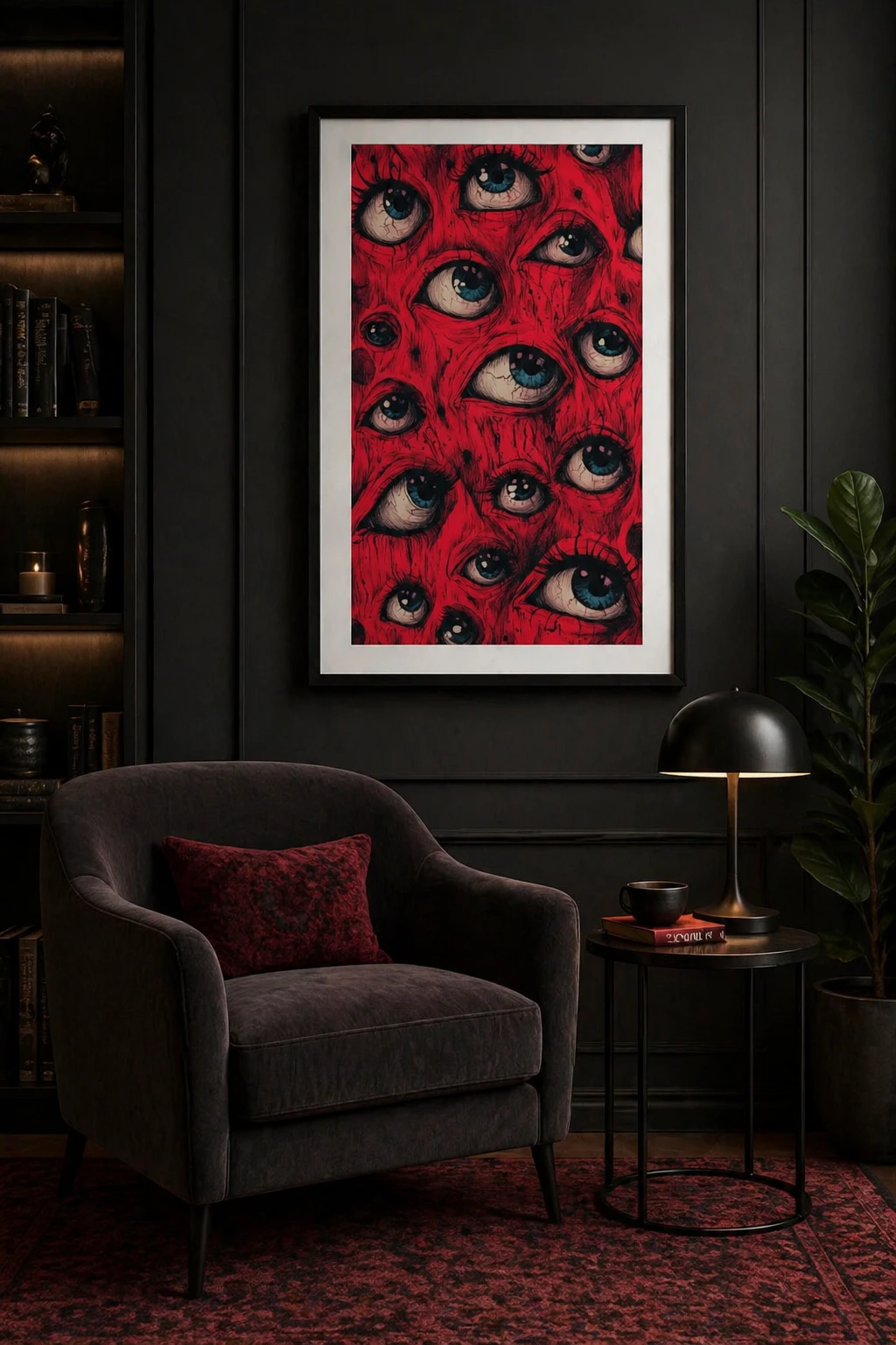 Göz Desen Modern Duvar Tablosu 2. Fotoğraf
