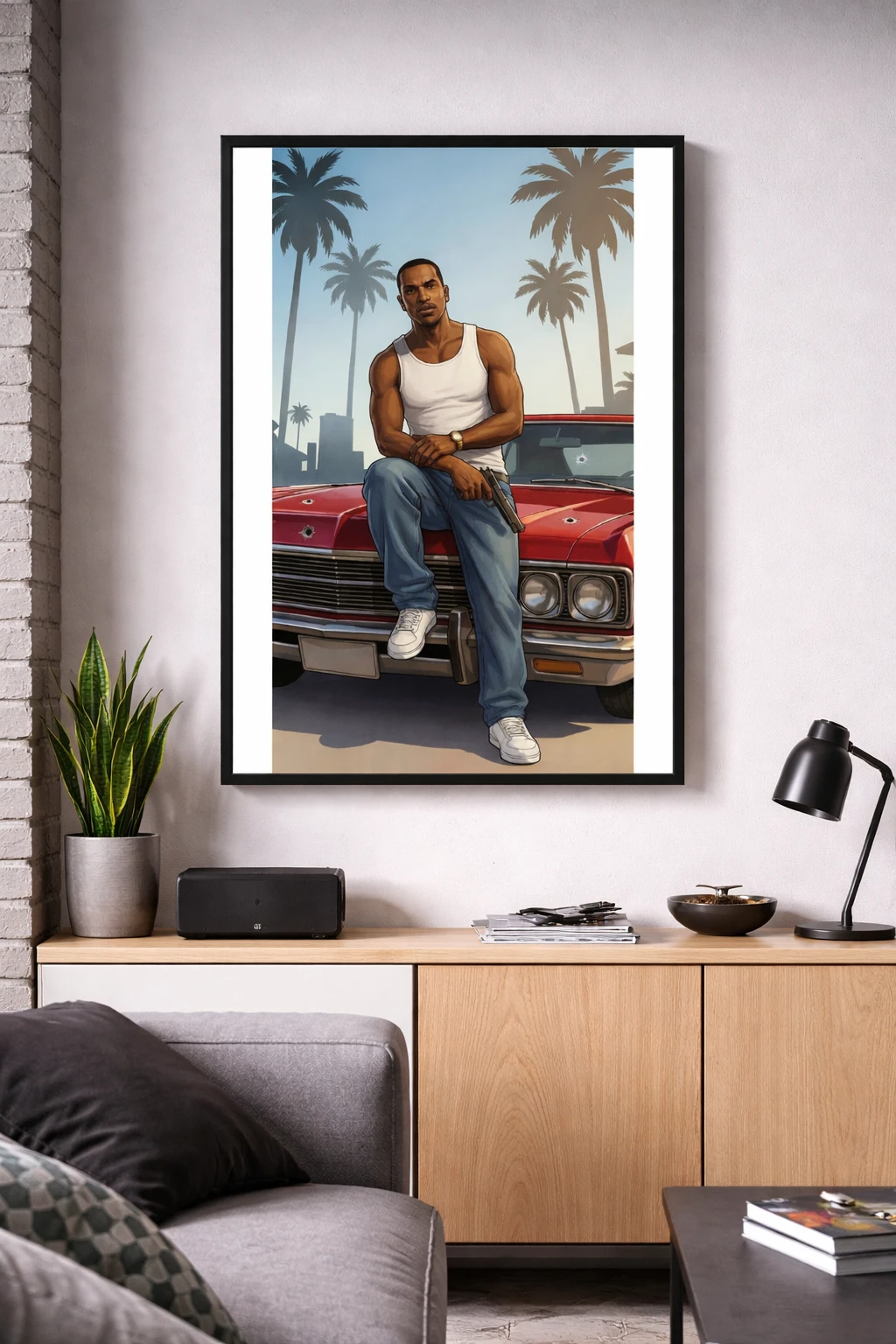 GTA Karakter Duvar Tablosu 2. Fotoğraf