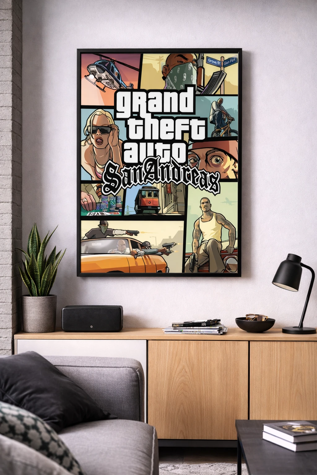 GTA San Andreas Duvar Tablosu 2. Fotoğraf