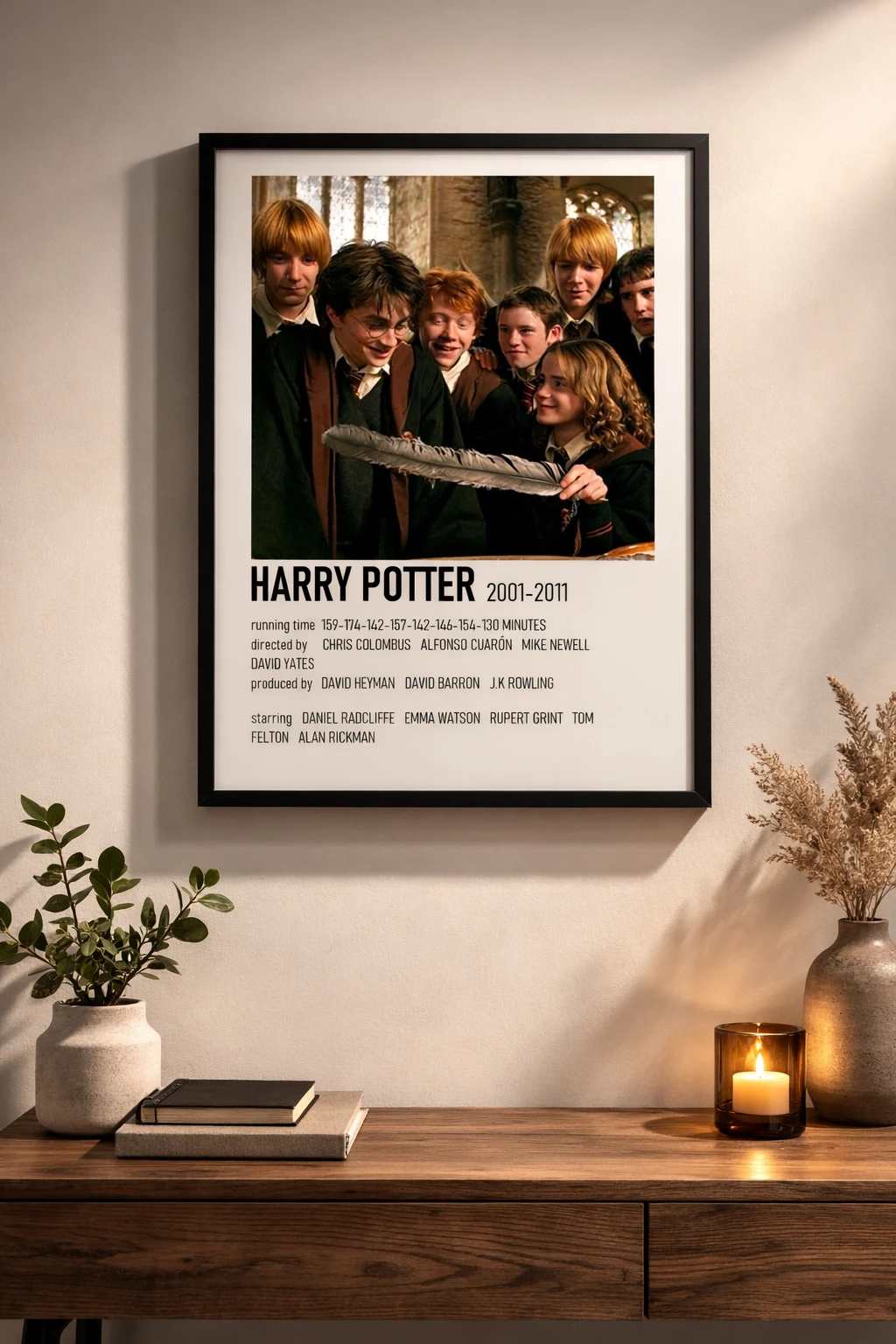 Harry Potter Poster Duvar Tablosu 2. Fotoğraf