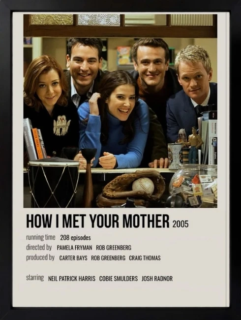 How I Met Your Mother Grup Duvar Tablosu 1. Fotoğraf