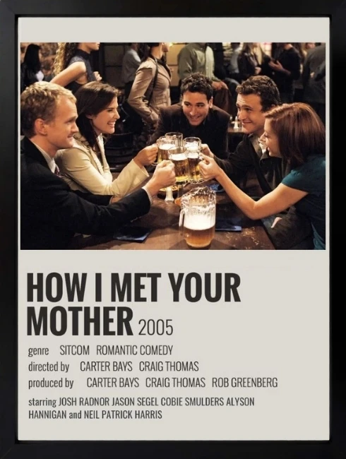 How I Met Your Mother Poster Duvar Tablosu 1. Fotoğraf