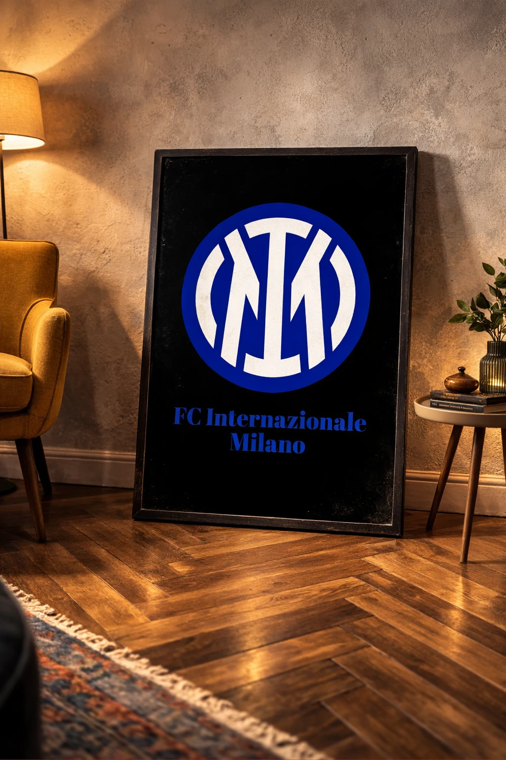 Internazionale Milano Logo Duvar Tablosu 2. Fotoğraf