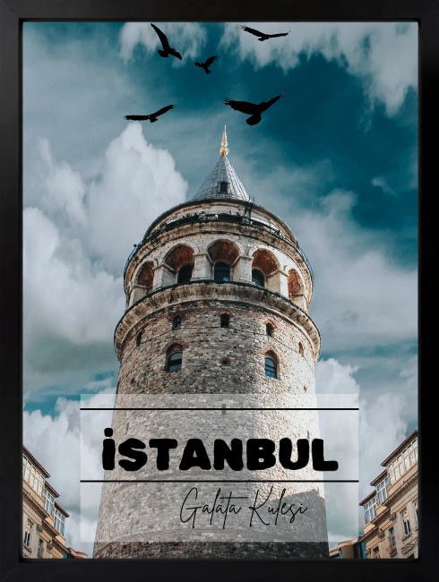Galata Kulesi Duvar Tablosu 2. Fotoğraf