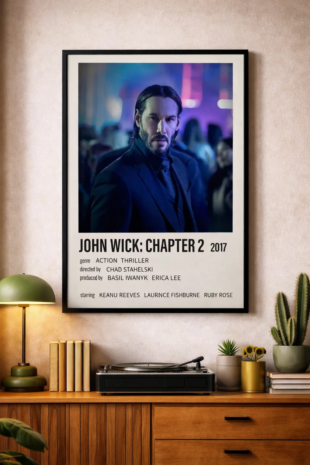 John Wick Chapter 2 Duvar Tablosu 2. Fotoğraf