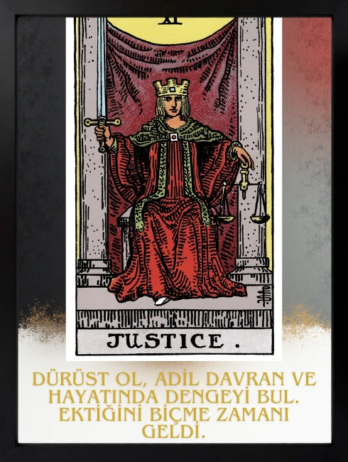 Justice Duvar Tablosu 1. Fotoğraf