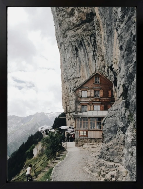 Kayalık Yol Duvar Tablosu 1. Fotoğraf