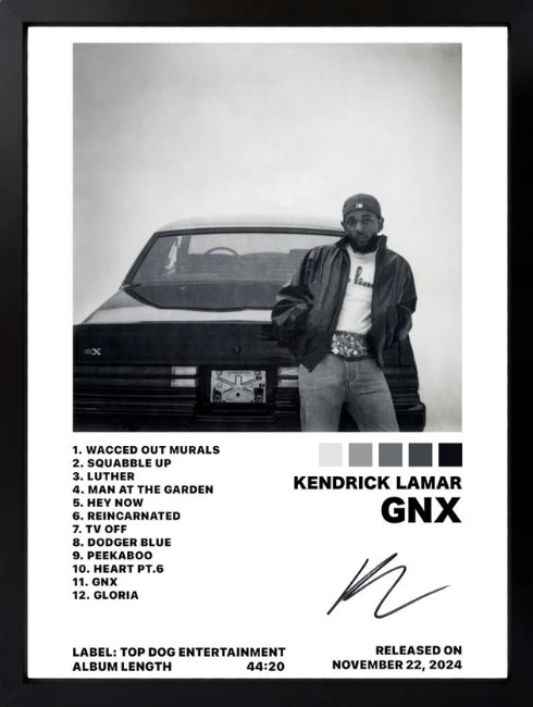 Kendrick Lamar - GNX Duvar Tablosu 1. Fotoğraf