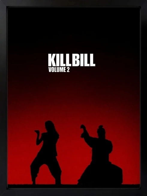 Kill Bill Kırmızı Minimal Duvar Tablosu 1. Fotoğraf