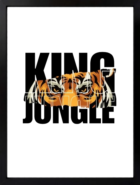 King Jungle Duvar Tablosu 1. Fotoğraf
