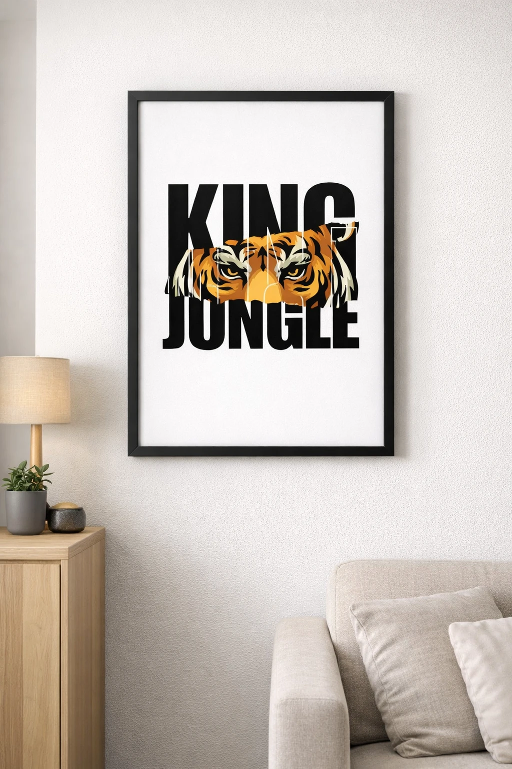 King Jungle Duvar Tablosu 2. Fotoğraf