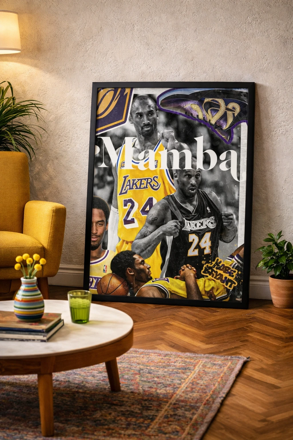 Kobe Bryant Mamba Duvar Tablosu 2. Fotoğraf