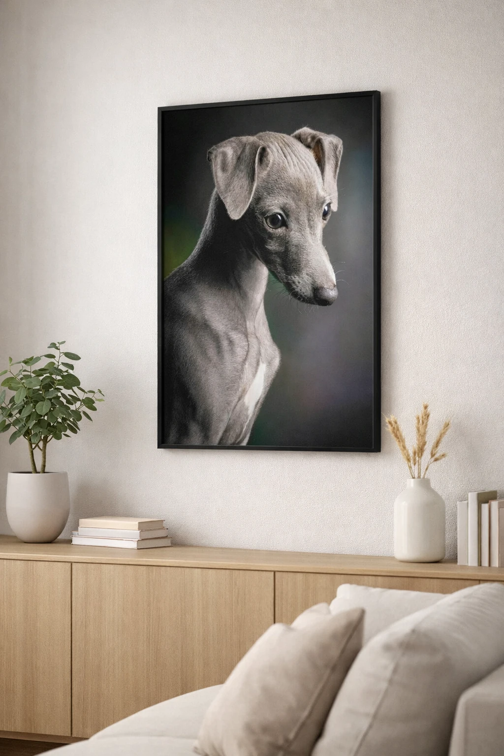 Köpek Portesi Duvar Tablosu