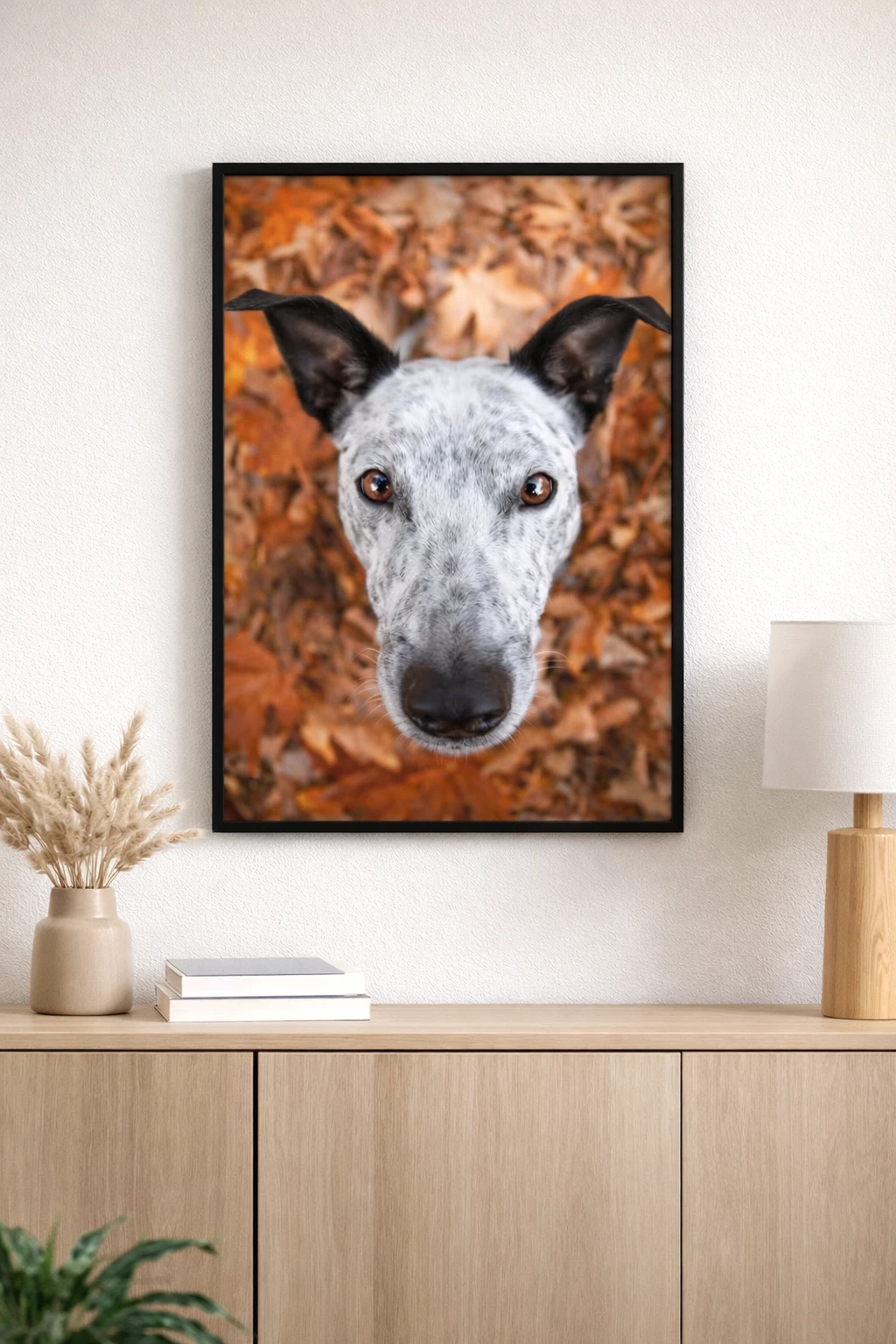 Köpek Suratı Duvar Tablosu 2. Fotoğraf
