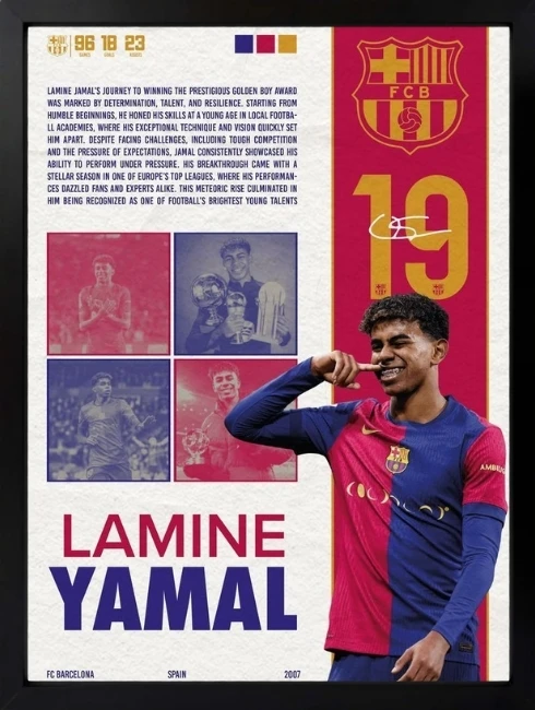 Lamine Yamal 19 Duvar Tablosu 1. Fotoğraf
