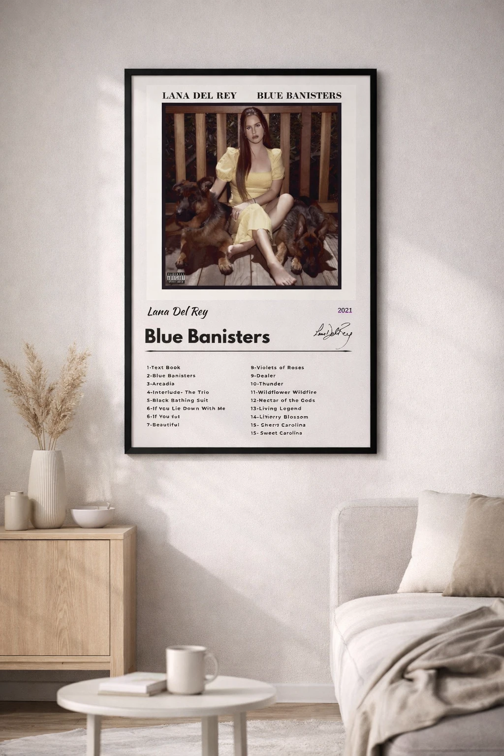 Lana Del Rey - Blue Banisters Duvar Tablosu 2. Fotoğraf