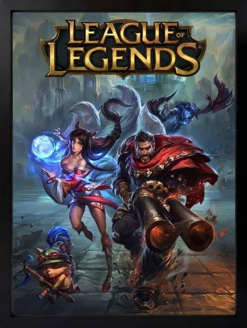 League of Legends Poster Duvar Tablosu 1. Fotoğraf