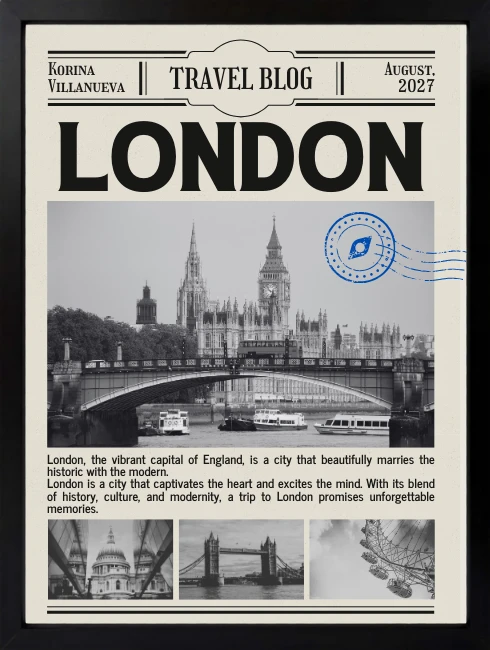 Londra Duvar Tablosu 2. Fotoğraf