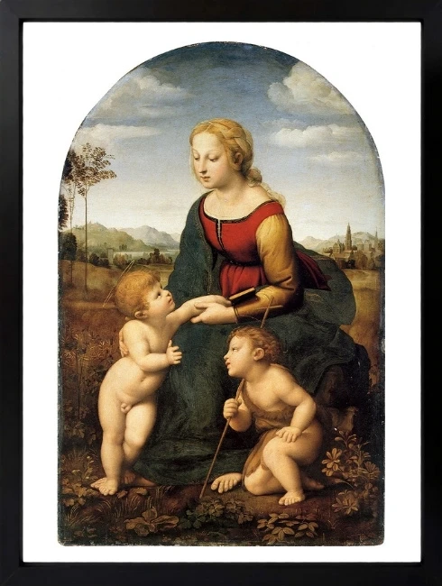Madonna of the Goldfinch Duvar Tablosu 1. Fotoğraf