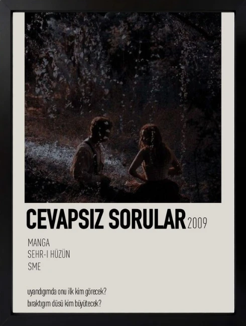 Manga - Cevapsız Sorular Duvar Tablosu 1. Fotoğraf