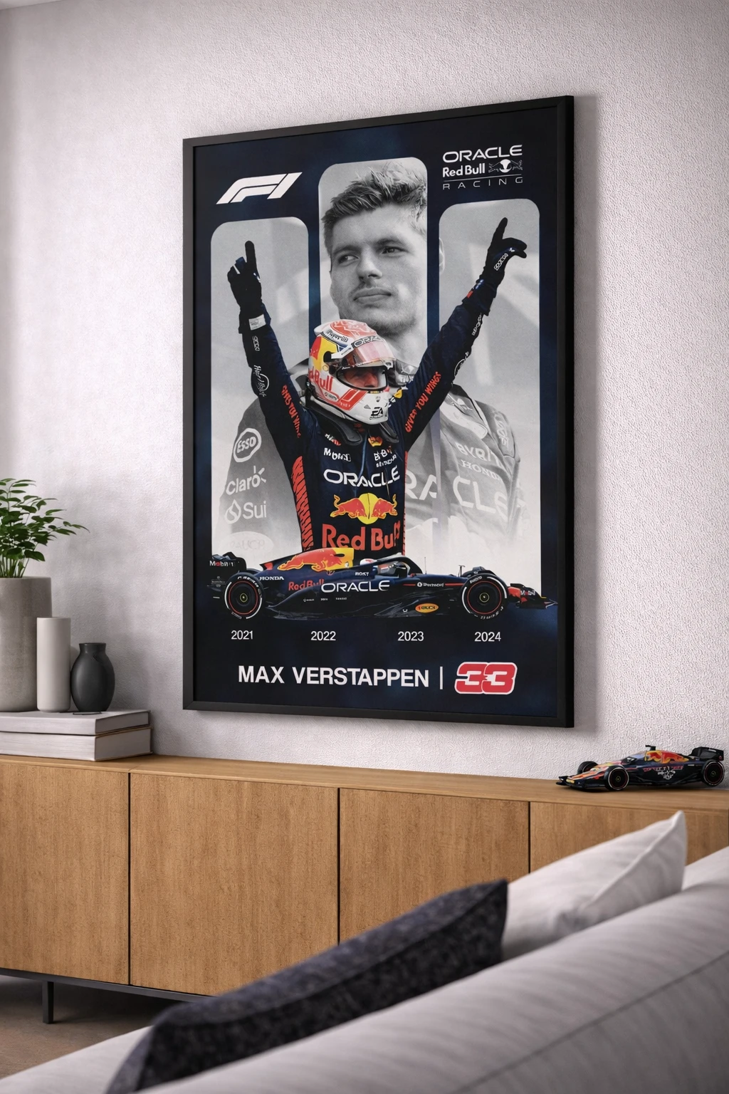 Max Verstappen F1 Duvar Tablosu 2. Fotoğraf