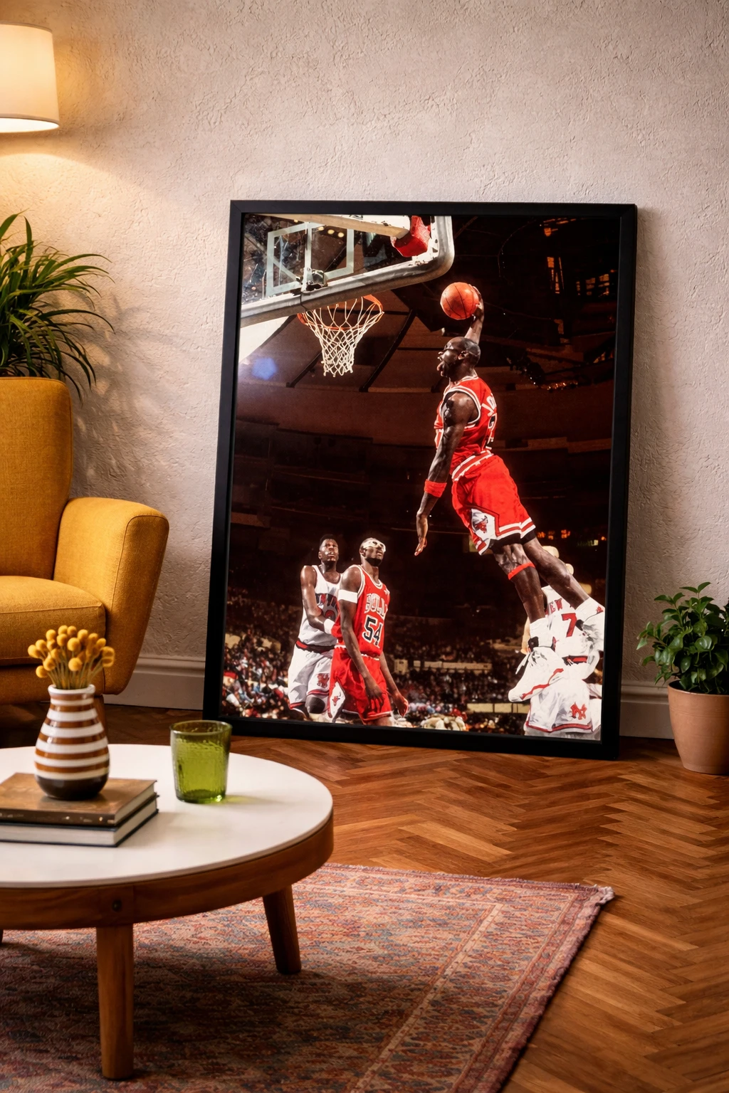 Michael Jordan Smaç Duvar Tablosu 2 2. Fotoğraf