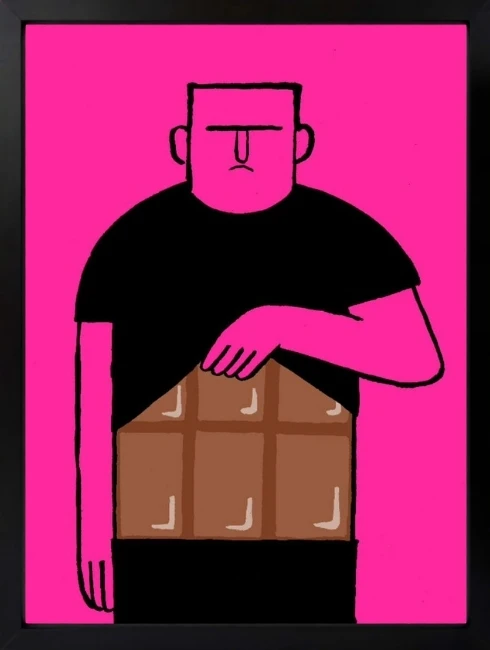 Minimal Figür İllüstrasyon Duvar Tablosu 1. Fotoğraf