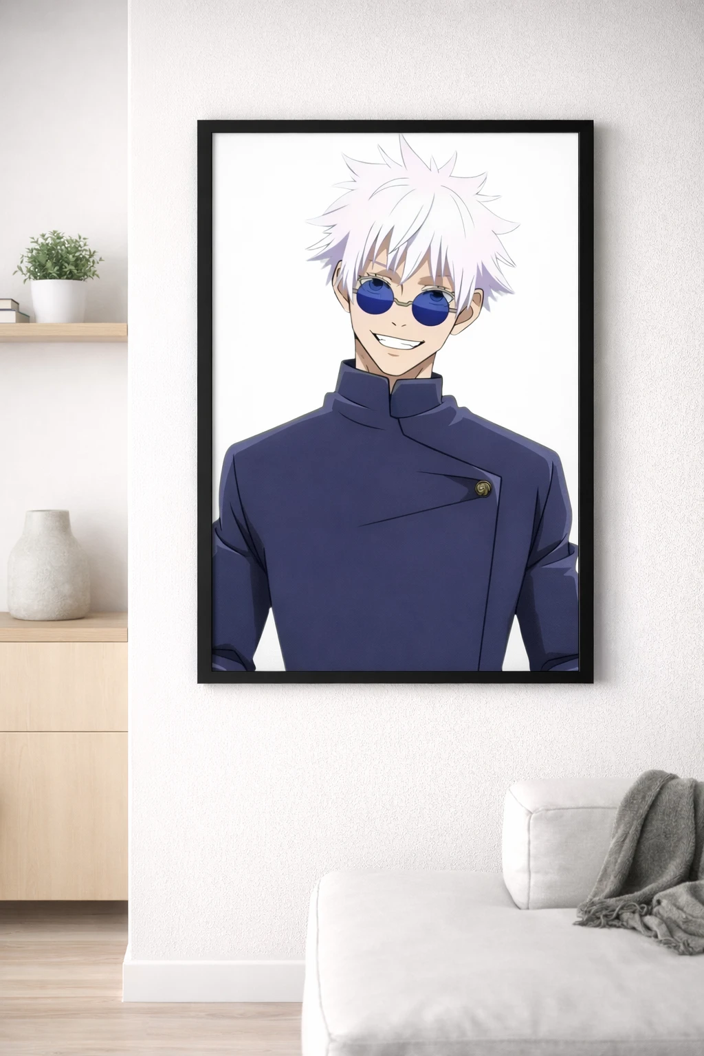 Modern Anime Sensei Duvar Tablosu 2. Fotoğraf