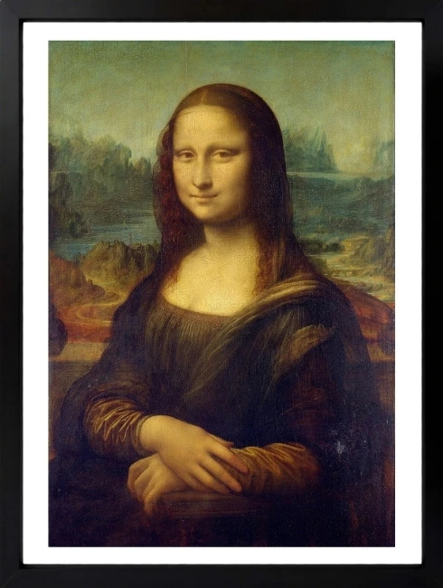 Mona Lisa Duvar Tablosu 1. Fotoğraf
