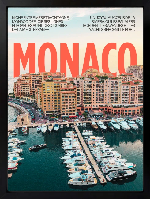 Monaco Duvar Tablosu