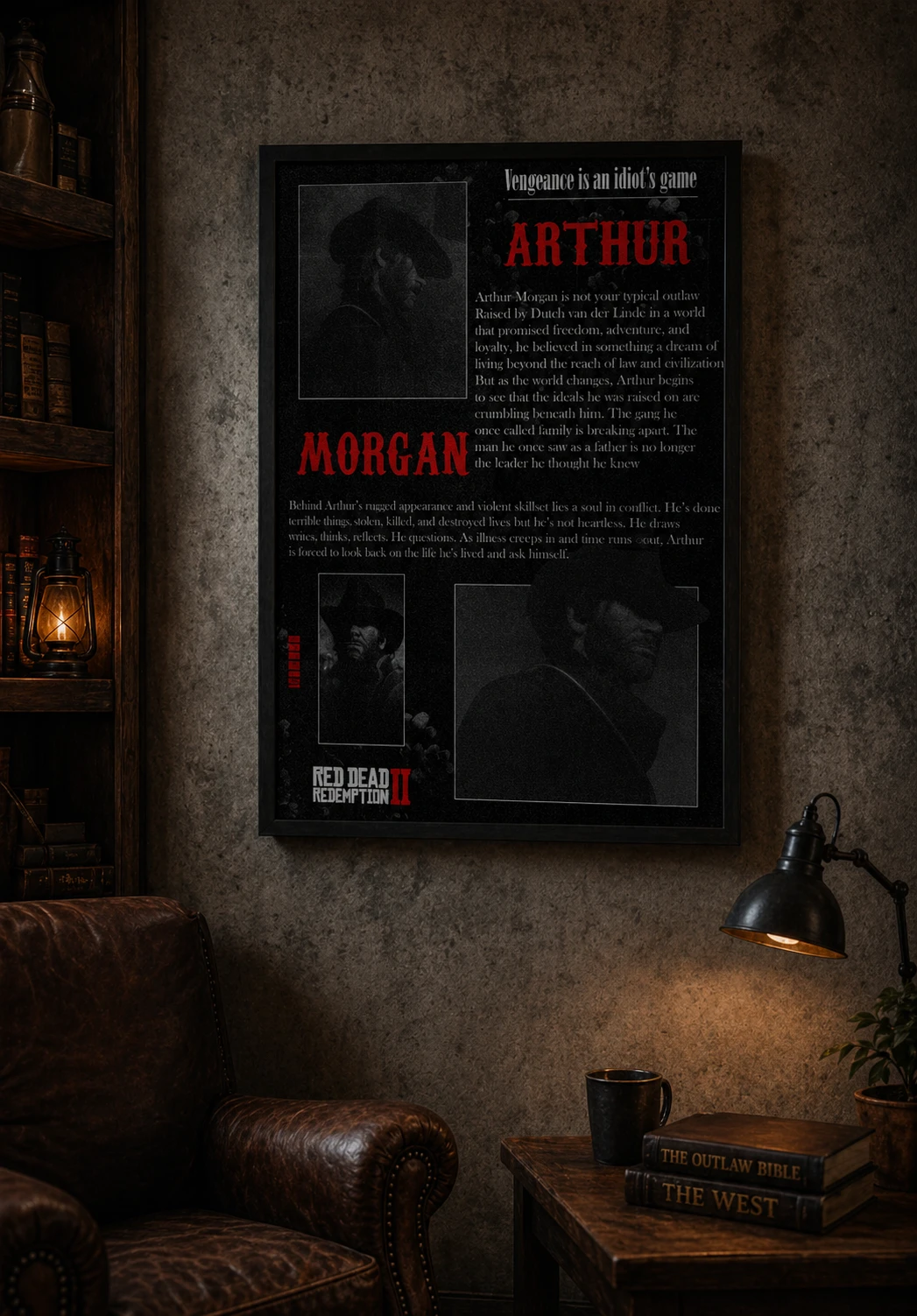 Morgan Retro Afiş Duvar Tablosu 2. Fotoğraf