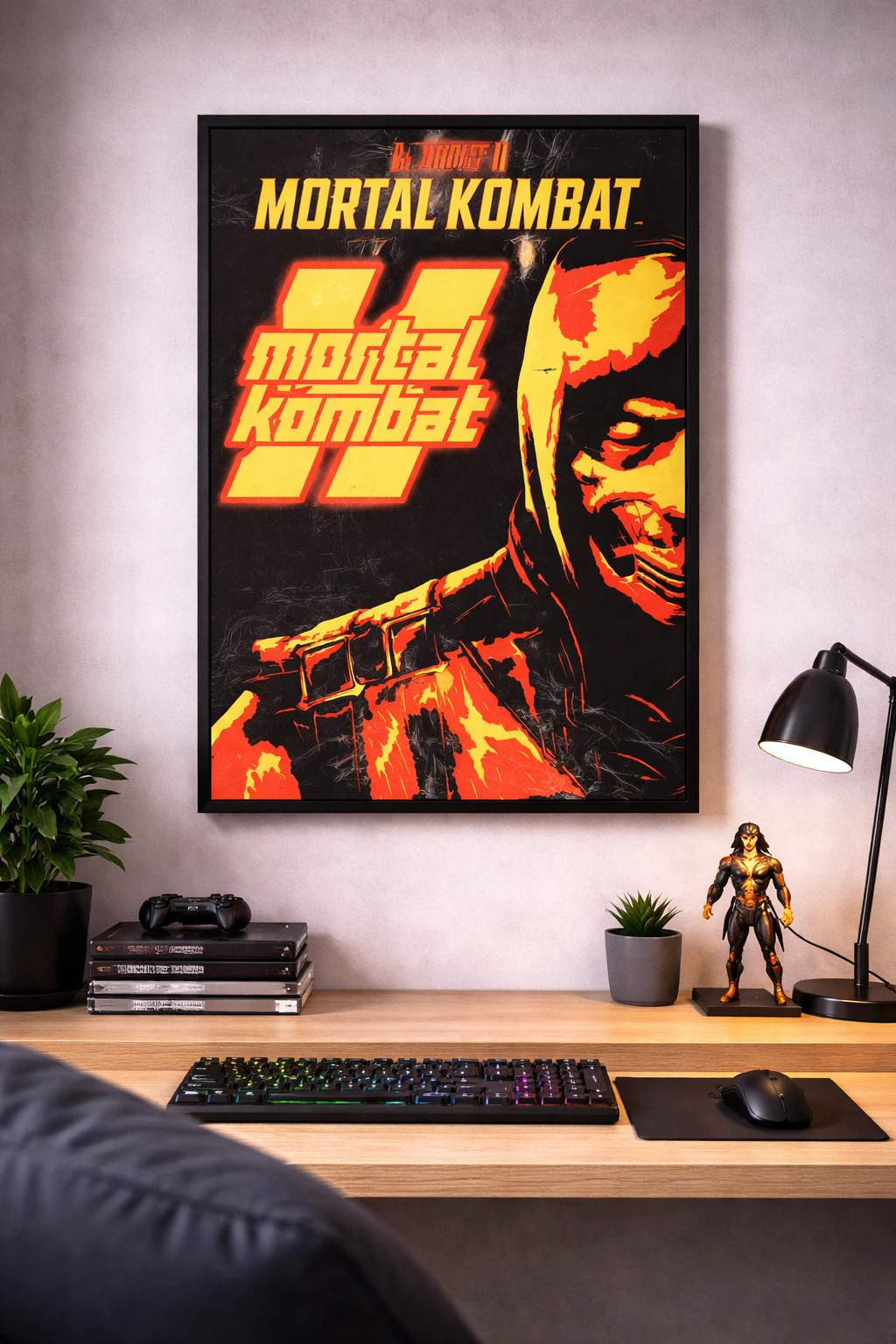 Mortal Kombat Poster Duvar Tablosu 2. Fotoğraf
