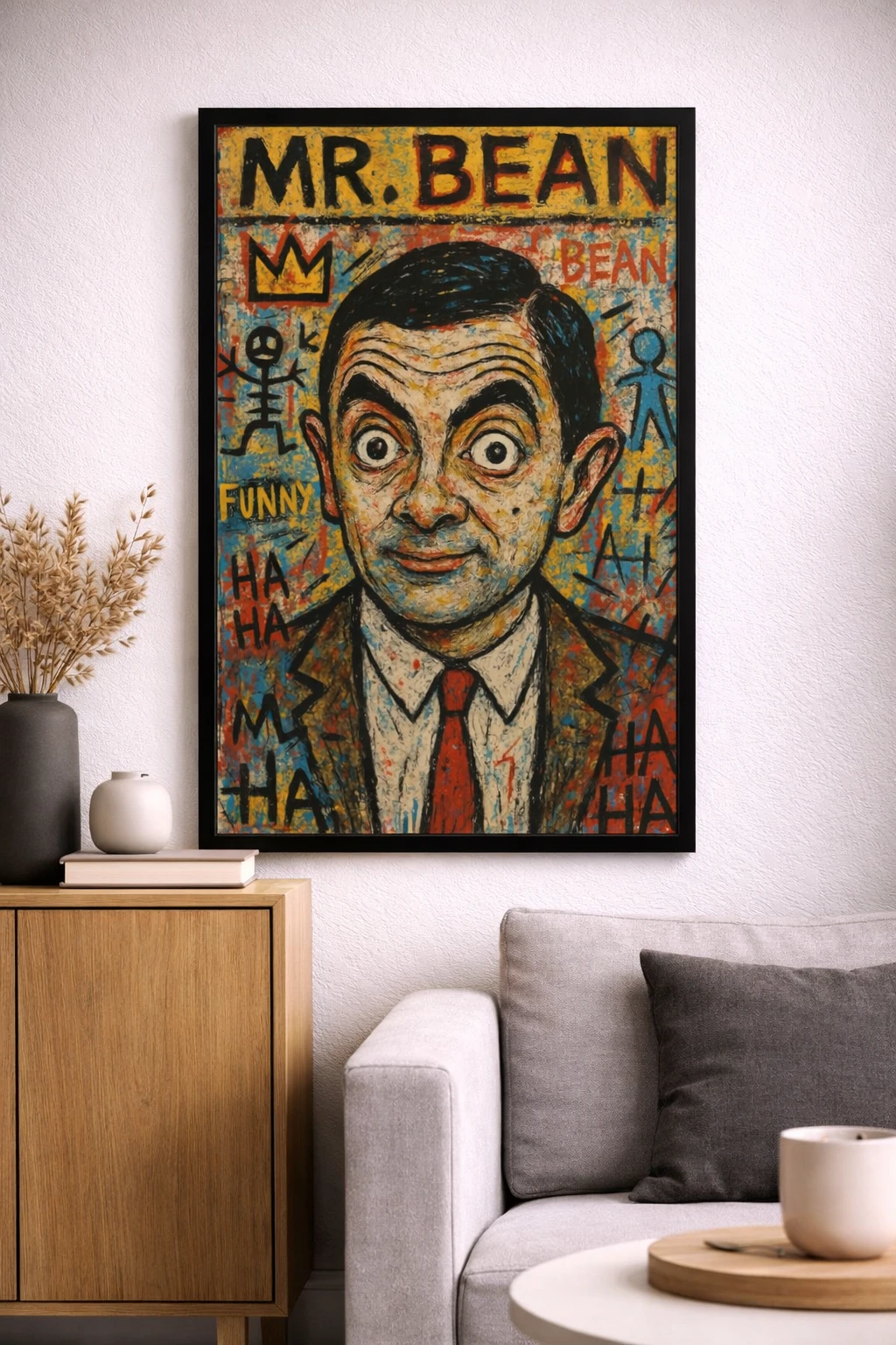 Mr Bean Popart Duvar Tablosu 2. Fotoğraf
