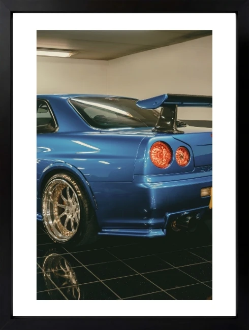 Nissan Skyline R34 Duvar Tablosu