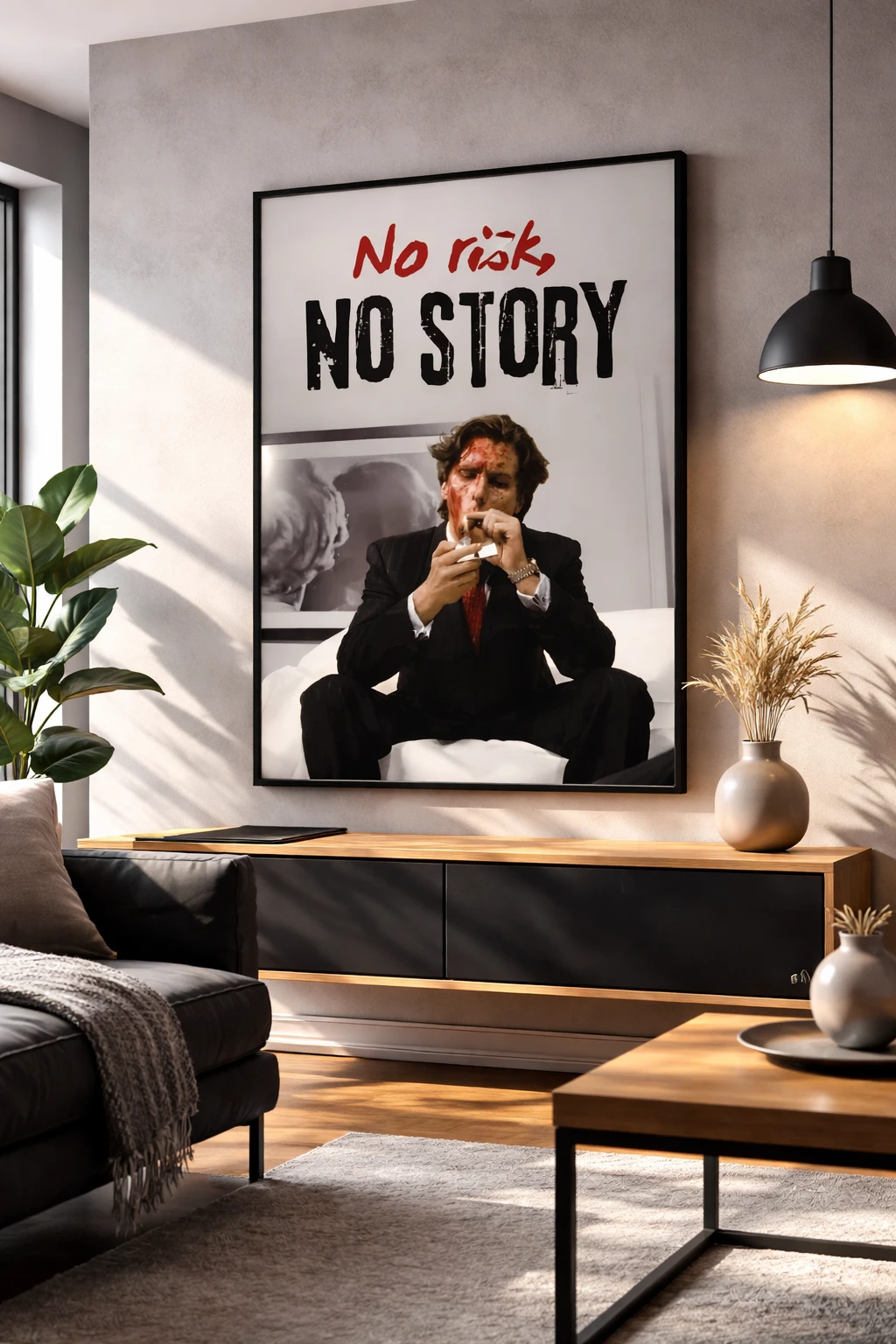 No Risk No Story Duvar Tablosu