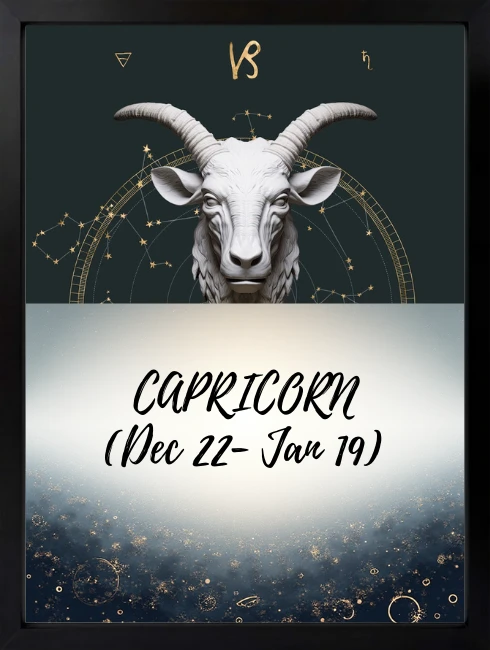 Capricorn Duvar Tablosu 2. Fotoğraf