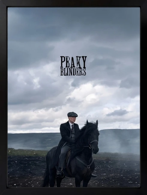 Peaky Blinders Kara At Duvar Tablosu 1. Fotoğraf