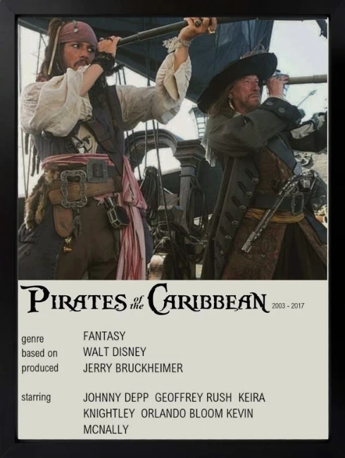 Pirates of the Caribbean Duvar Tablosu 1. Fotoğraf