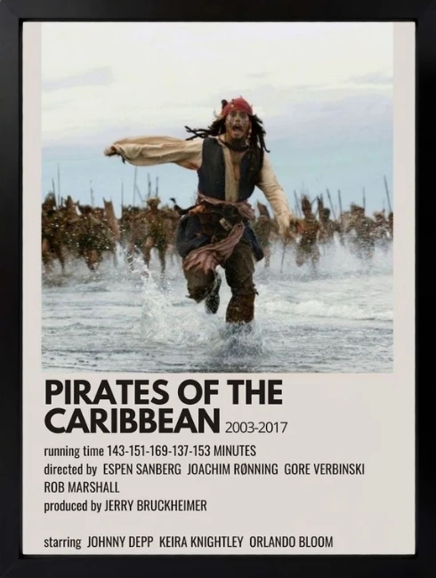 Pirates of the Caribbean Poster Duvar Tablosu 1. Fotoğraf