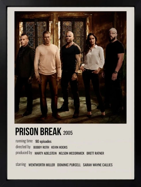Prison Break Duvar Tablosu 1. Fotoğraf