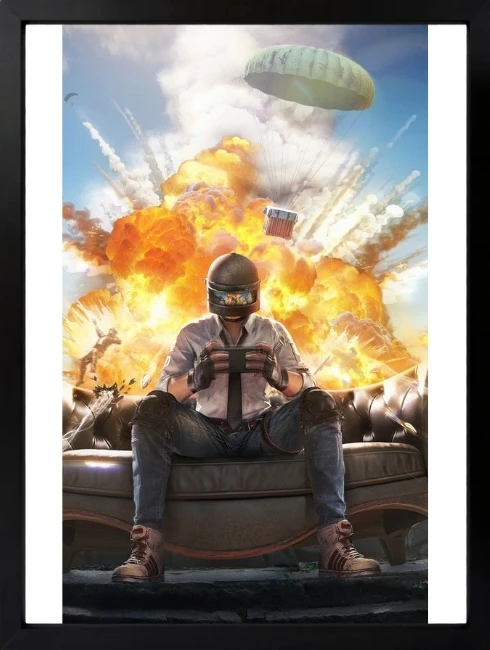 PUBG Patlama Duvar Tablosu 1. Fotoğraf